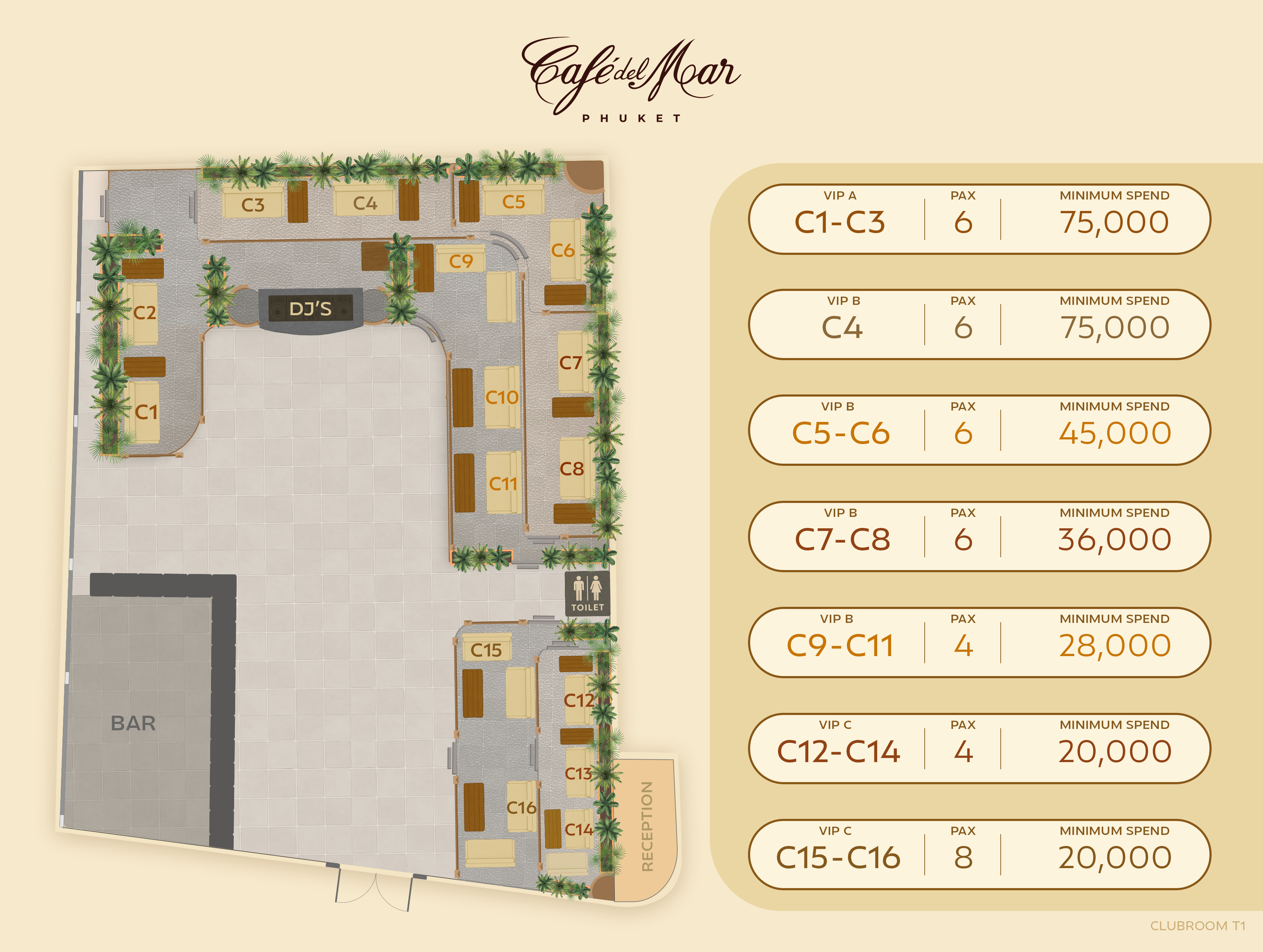 Club T1 Café del Mar Phuket