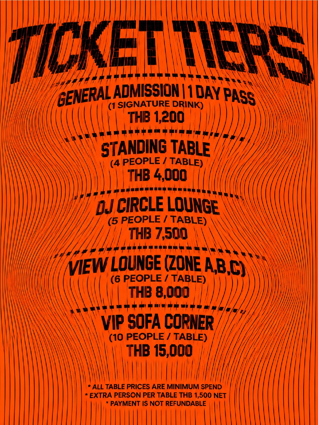 ÆTHER Seating Plan