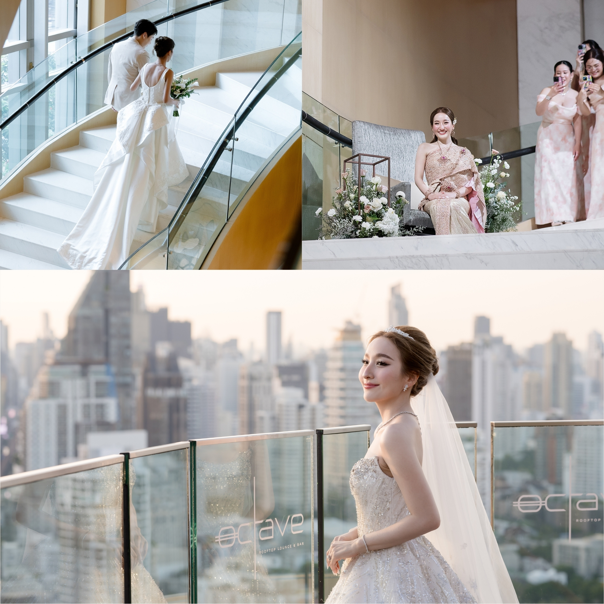 Wedding Grand Marble Stair Bangkok Thonglor