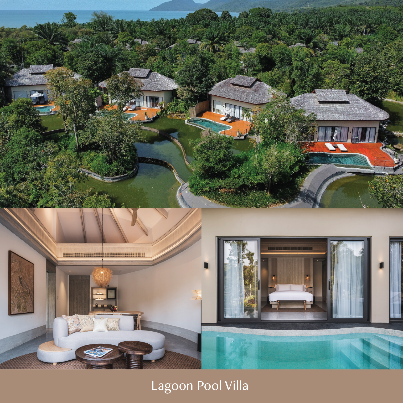 lagoon pool villa