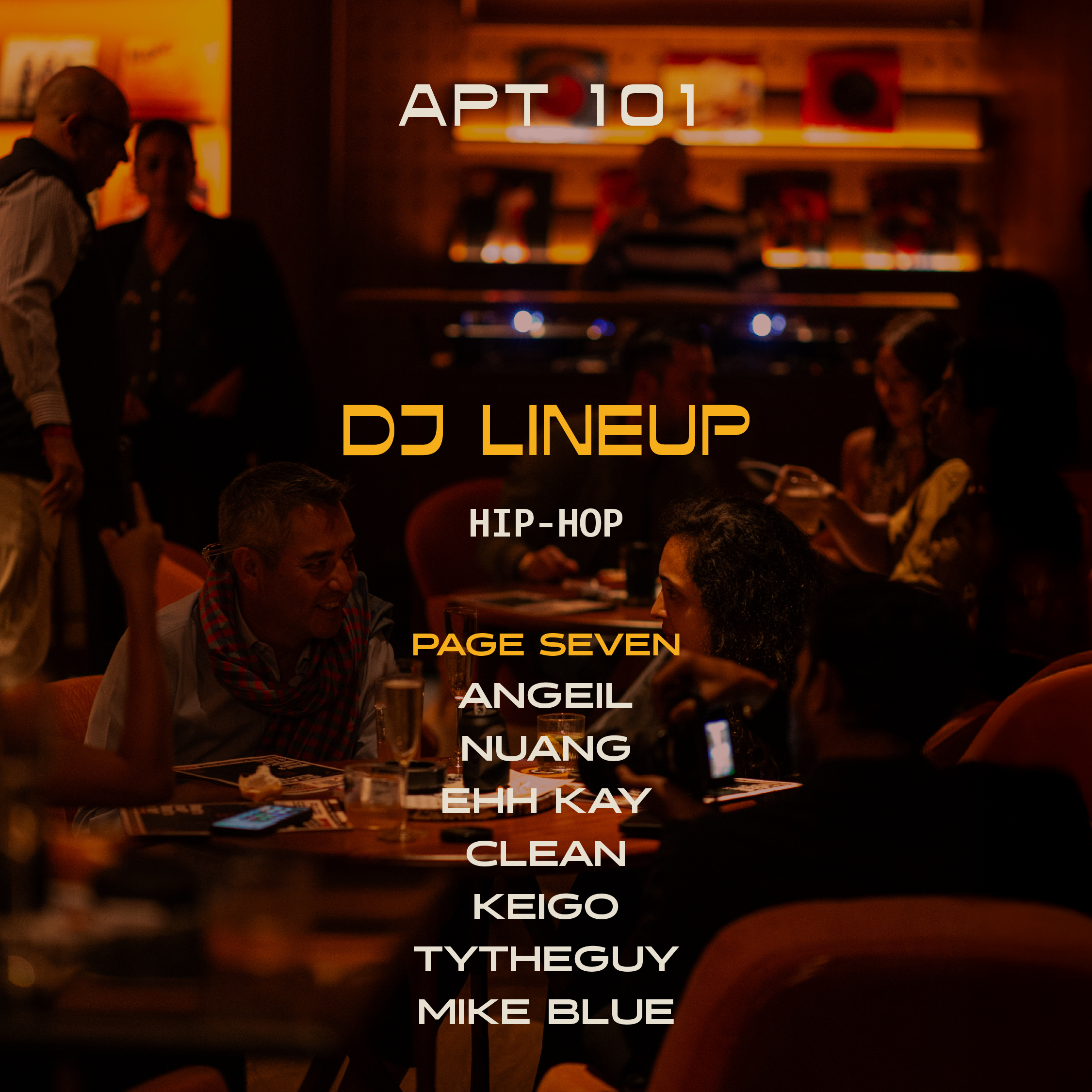 DJ line up