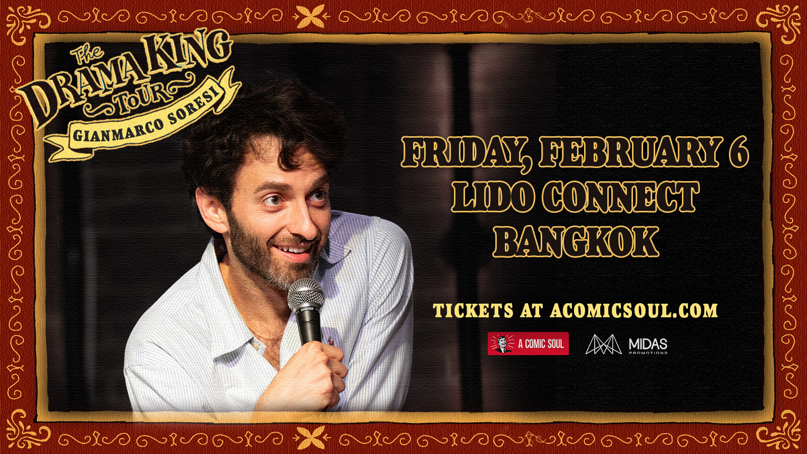 Gianmarco Soresi Tour Poster