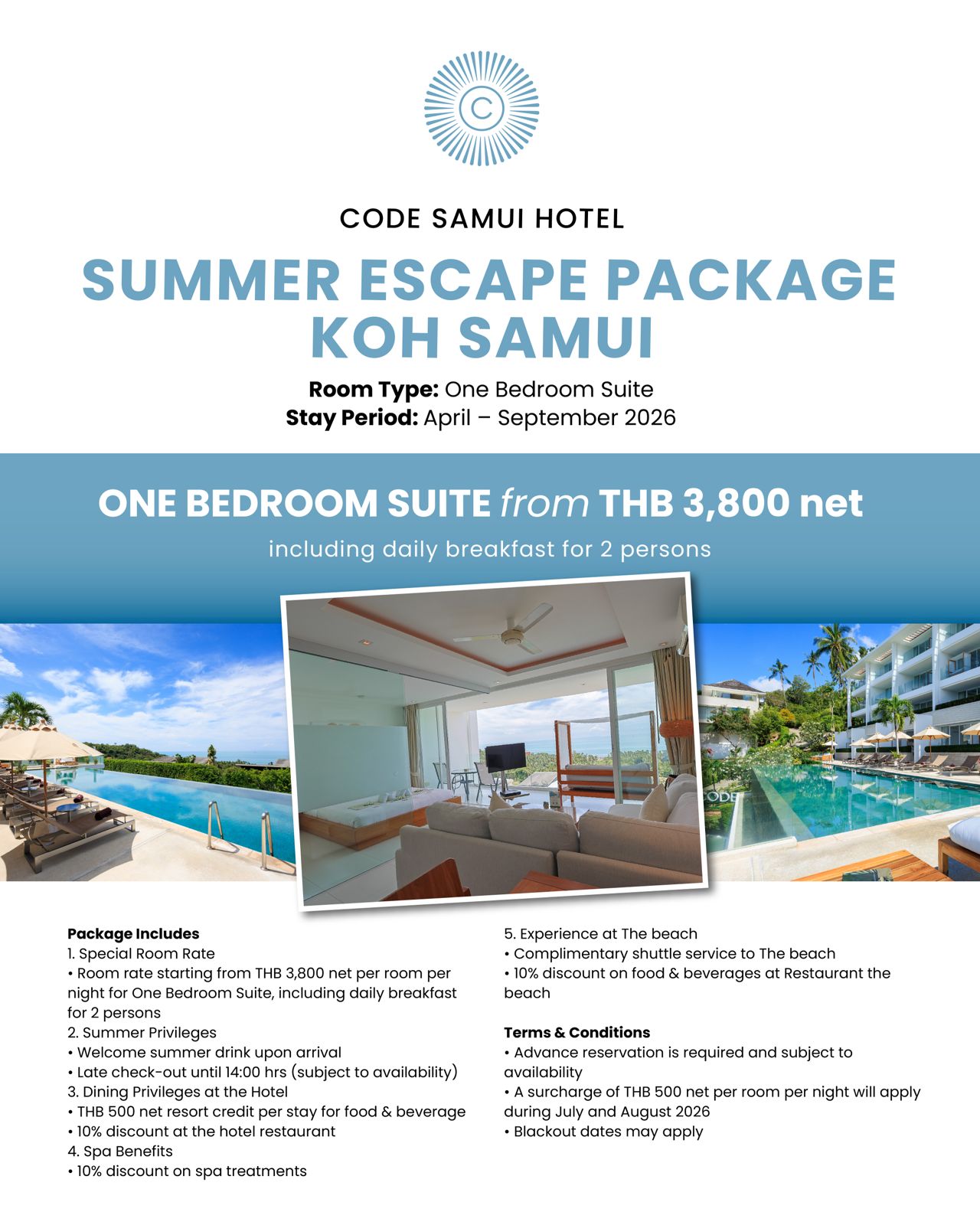 Code Samui Hotel - One Bedroom Suite