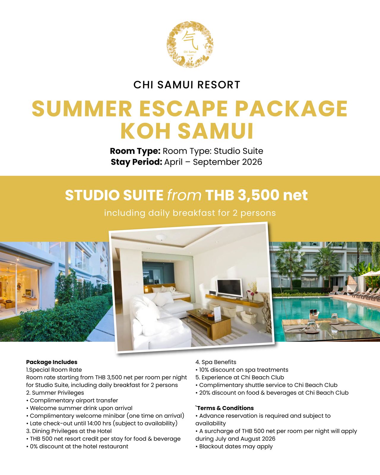 Chi Samui Resort - Studio Suite