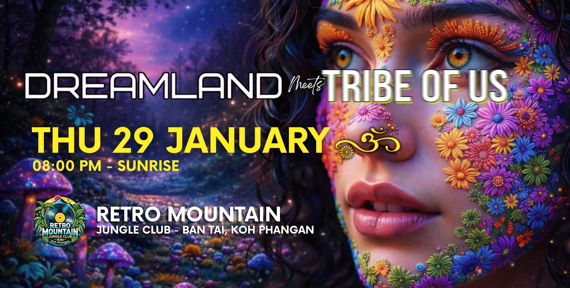 koh phangan party club techno house january