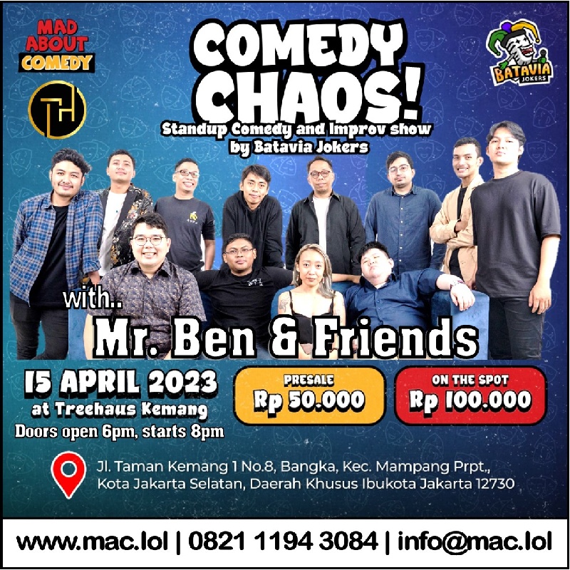 Megatix Comedy Chaos Stand Up Comedy And Improv Show