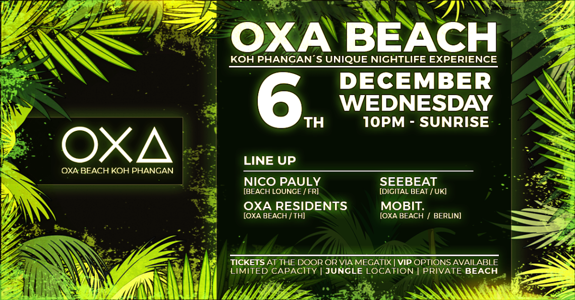 Megatix OXA Beach Phangan Tales