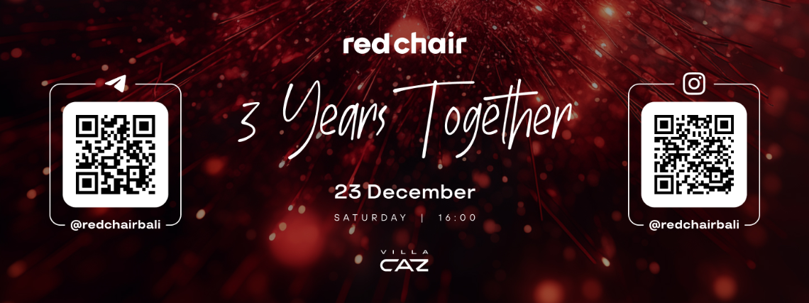 Megatix - Red Chair 3-year Anniversary