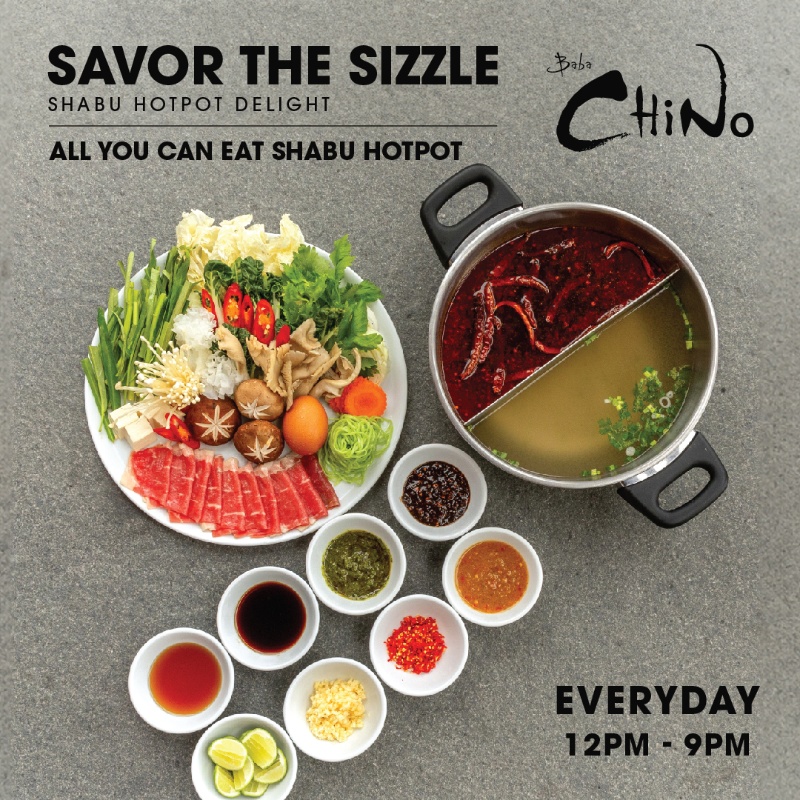 Megatix Savor the Sizzle Shabu Hot Pot Delight at Baba Chino, Sri