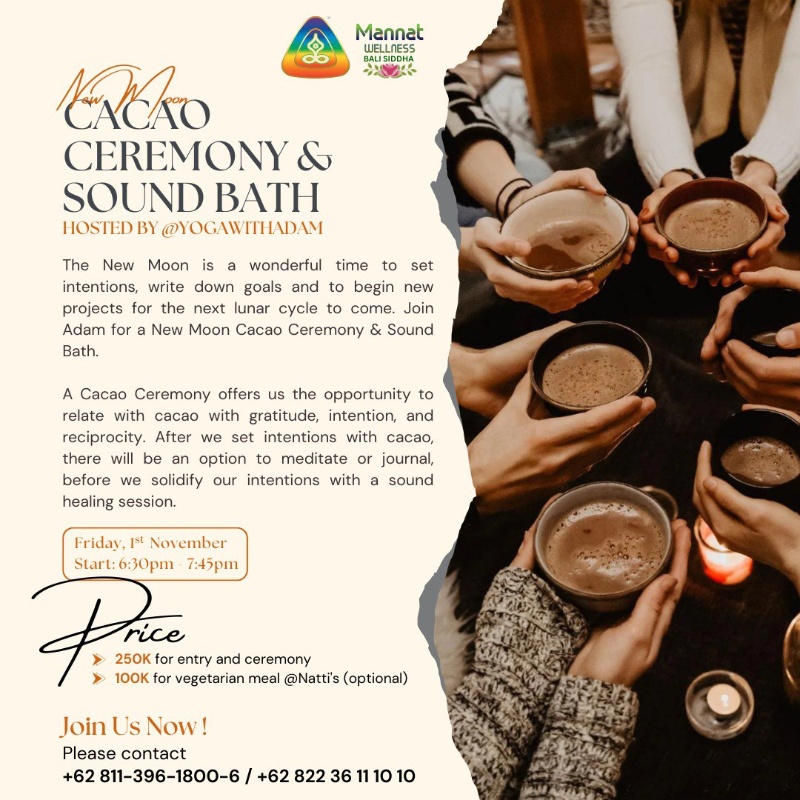 Megatix - New Moon Cacao Ceremony & Sound Bath